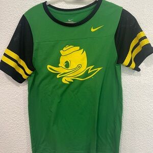 Nike - Oregon Ducks Women's T-Shirt M - Mesh Sleeves and Collar Football Jersey